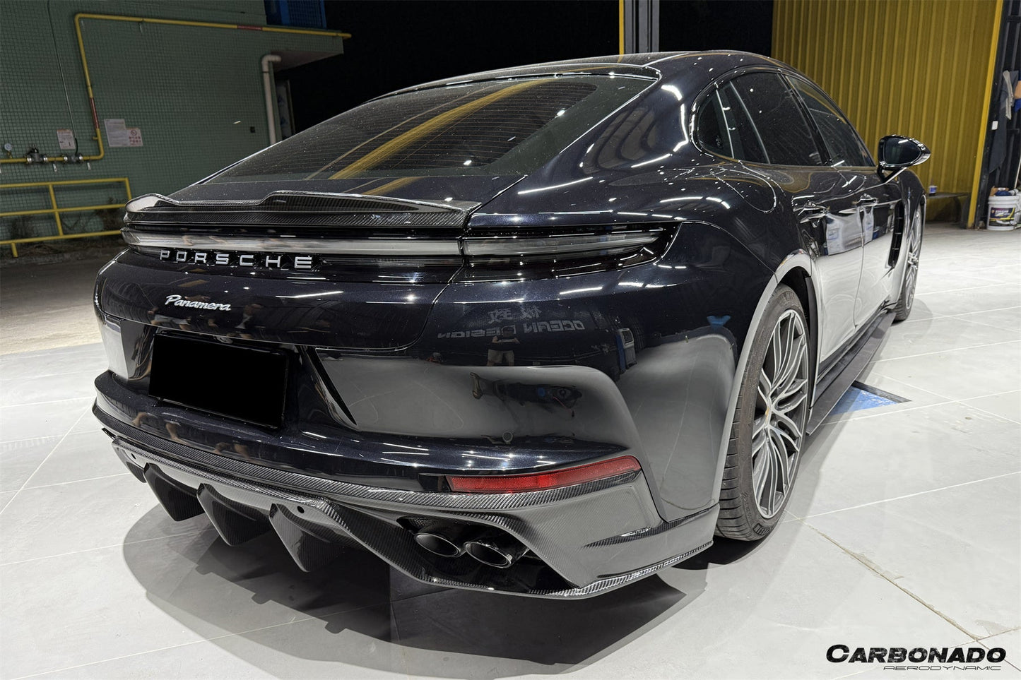 2024-2025 Porsche Panamera 976 OD Style Dry Carbon Fiber Trunk Spoiler