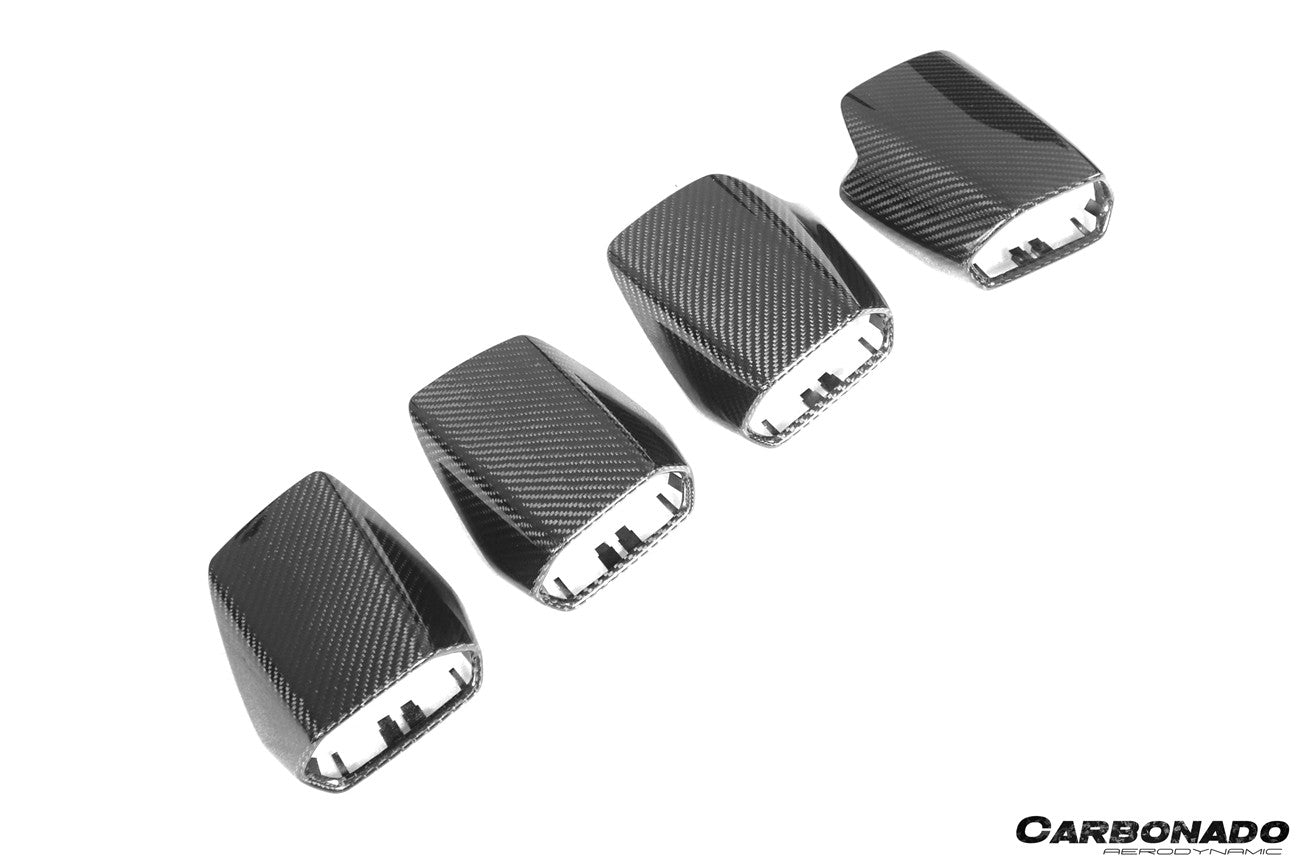 2015-2019 Lamborghini Huracan LP610 LP580 EVO OEM Style Autoclave Carbon Fiber AC Panel Trim