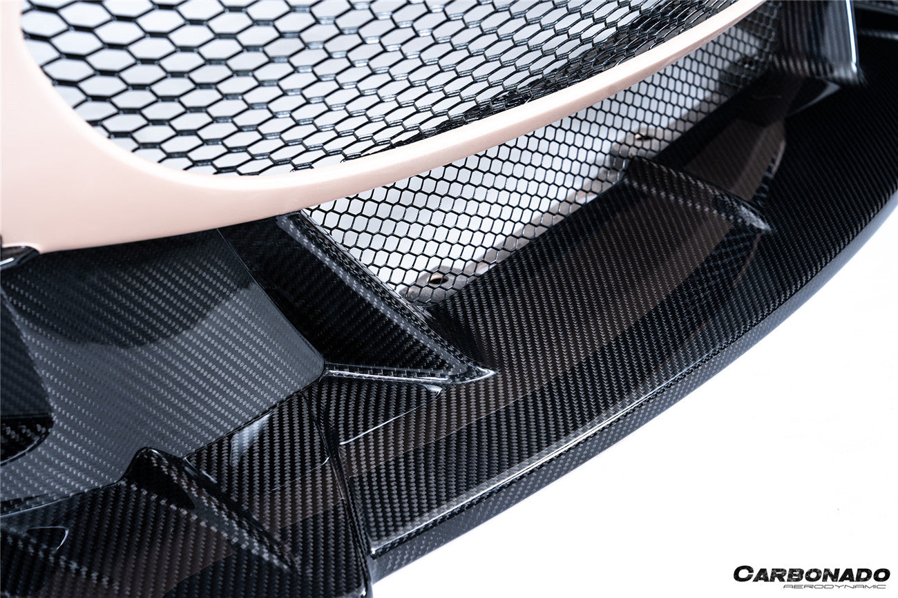 2020-2026 Ferrari ROMA Msy Style Portion Autoclave Carbon Fiber Front Bumper