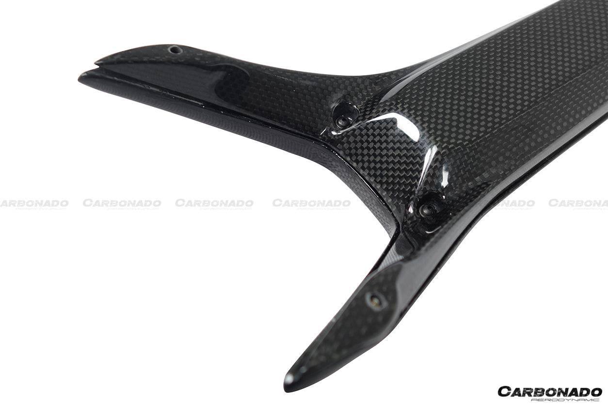 2015-2020 Ferrari 488 GTB Spyder OE Style Dry Carbon Fiber Bridge Control - Carbonado Aero