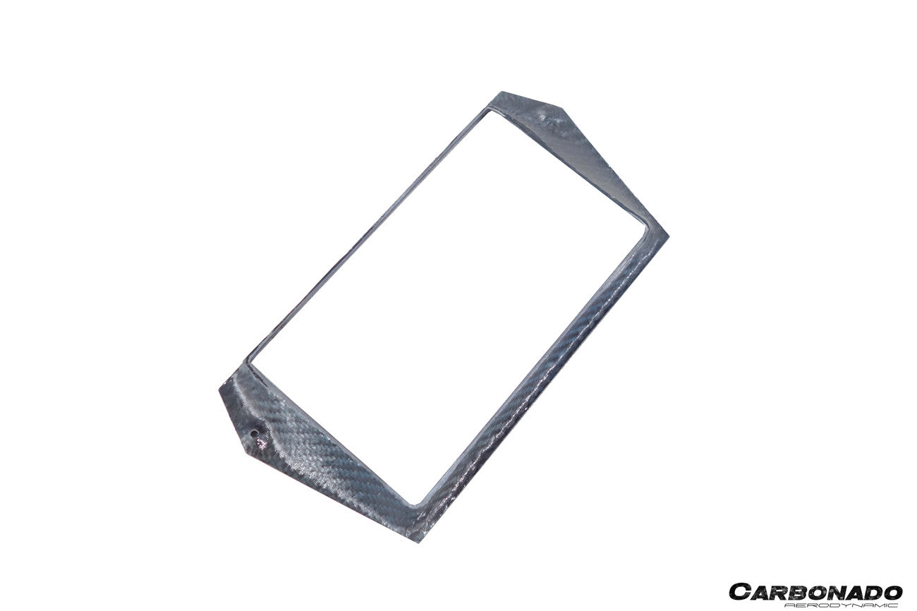 2011-2016 Lamborghini Aventador LP700 LP720 LP750 SV OE Style Carbon Fiber Navigation Screen Inner Trim (1PCS)