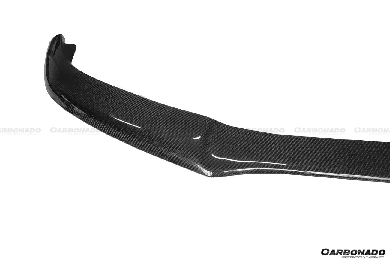 2015-2021 Mercedes Benz W205 C63/S AMG Sedan BKSS Style Carbon Fiber Front Lip - Carbonado Aero