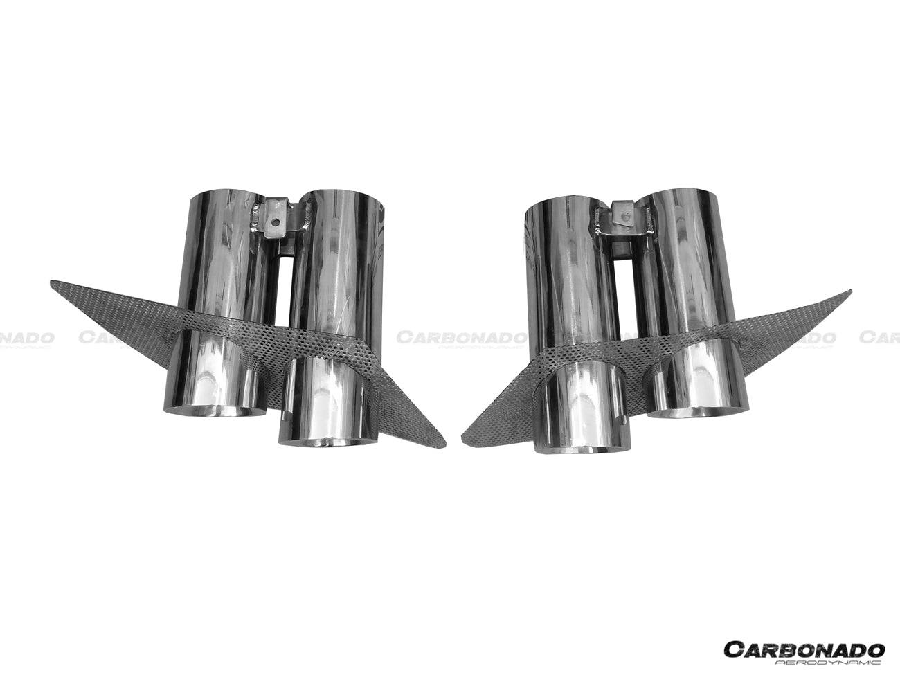2014-2016 Mercedes Benz W117 CLA Sport / CLA45 AMG PA Style Rear Diffuser w/exhaust tips - Carbonado Aero