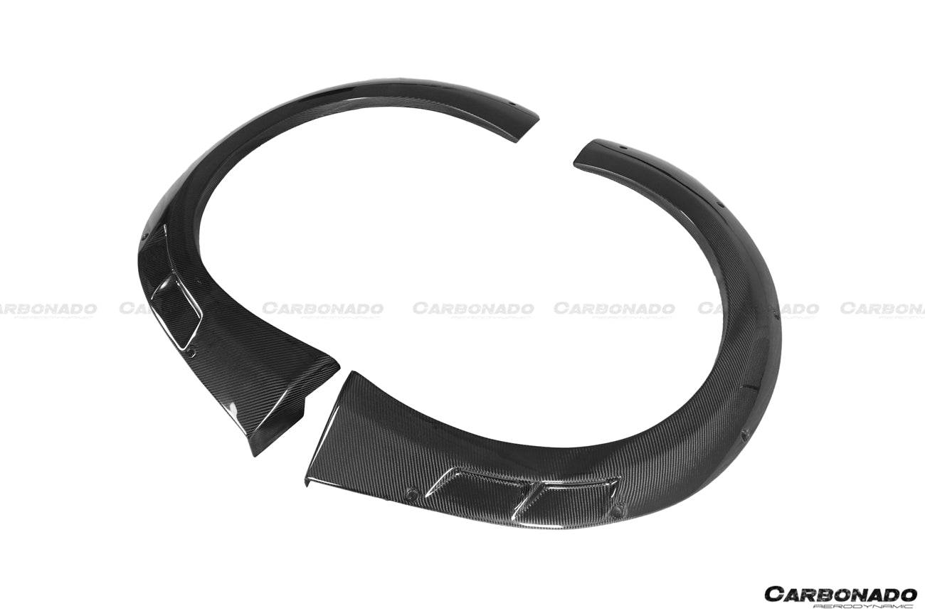 2008-2016 Nissan GTR R35 CBA/DBA BSE Style Carbon Fiber Rear fender Flare - Carbonado Aero