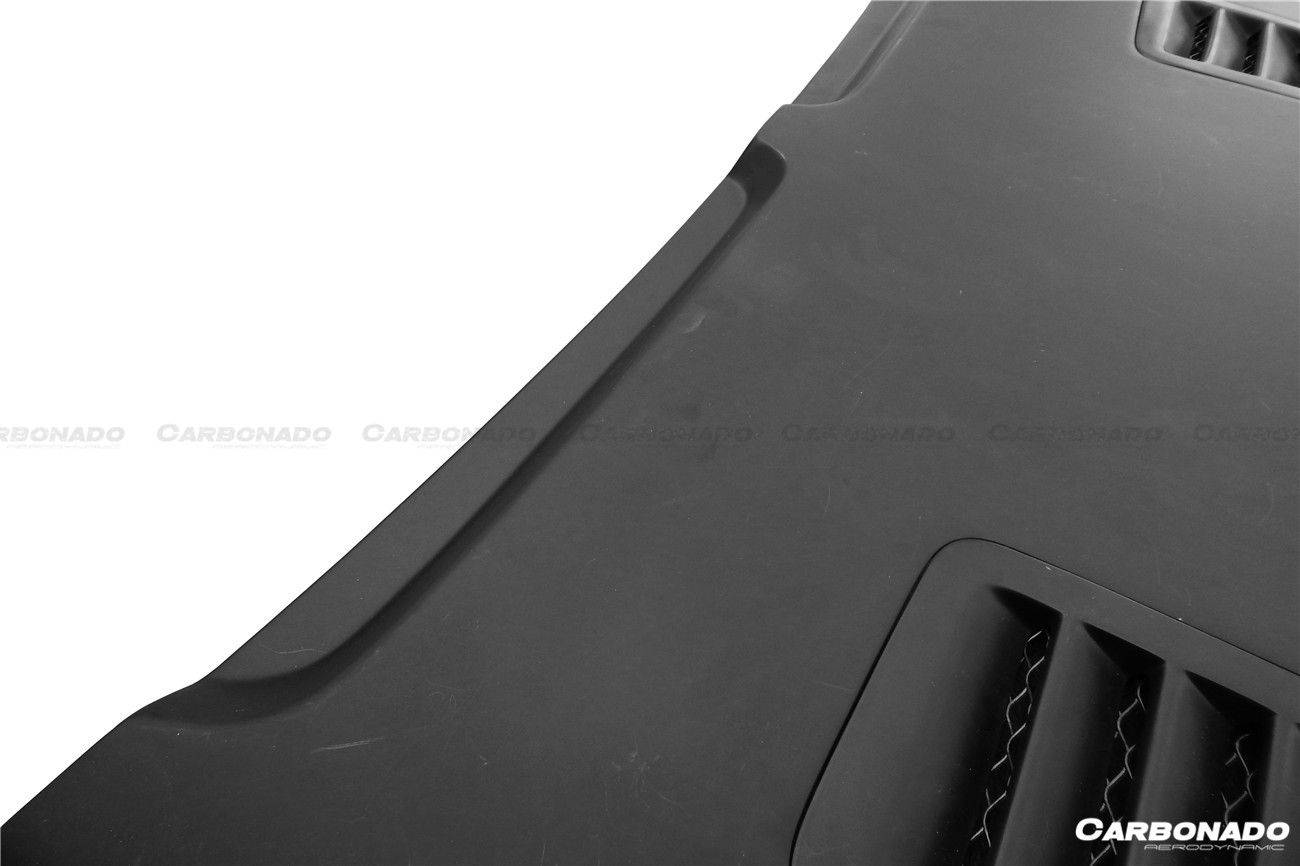 2005-2009 Ford Mustang GT/V6 Black Momba BC1 Style Hood - Carbonado Aero