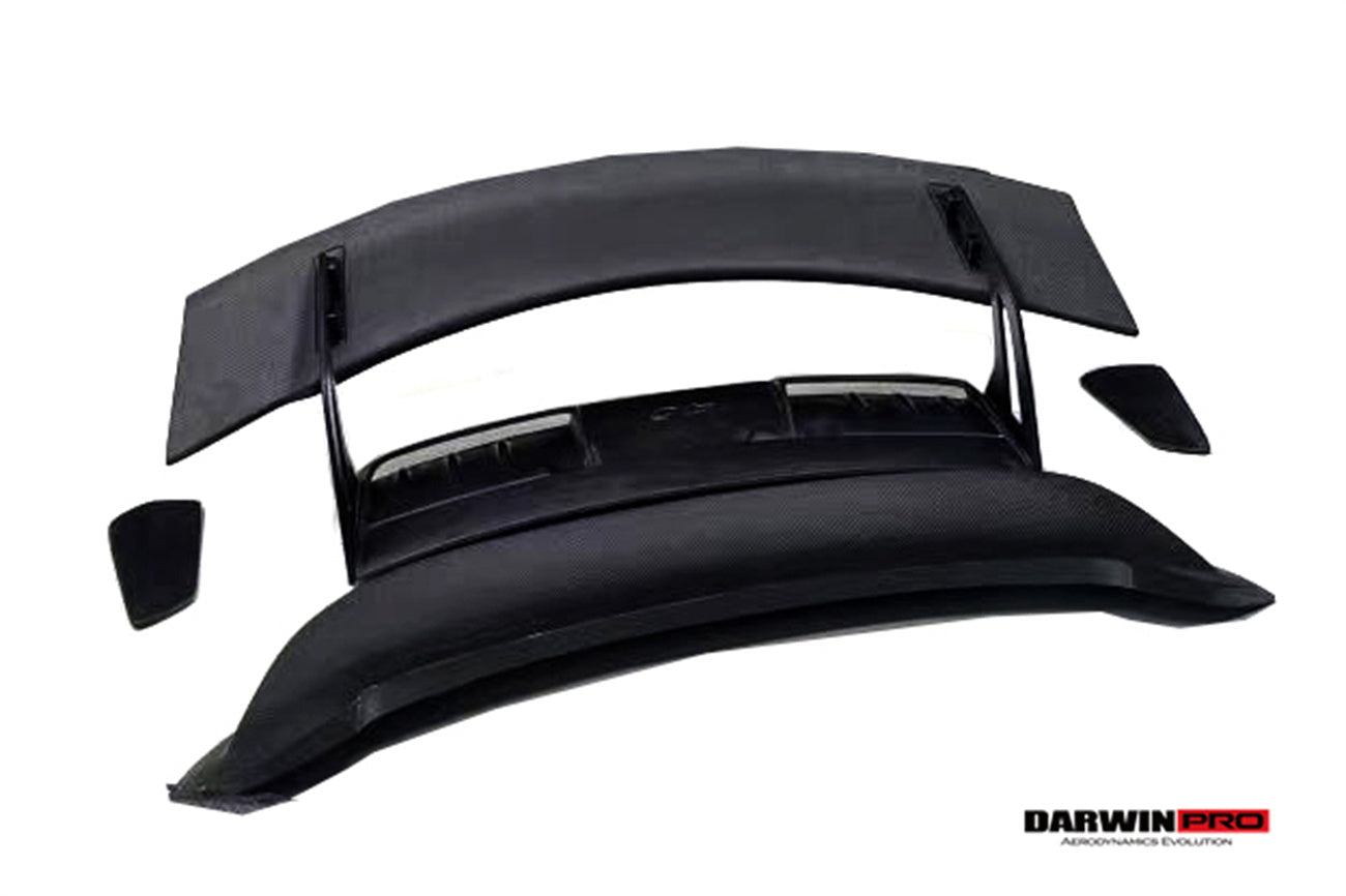 DarwinPRO 2019-2024 Porsche 911 992.1 Carrera & S & 4S & Convert 992.2 Facelift GT3 Style Trunk Spoiler Wing