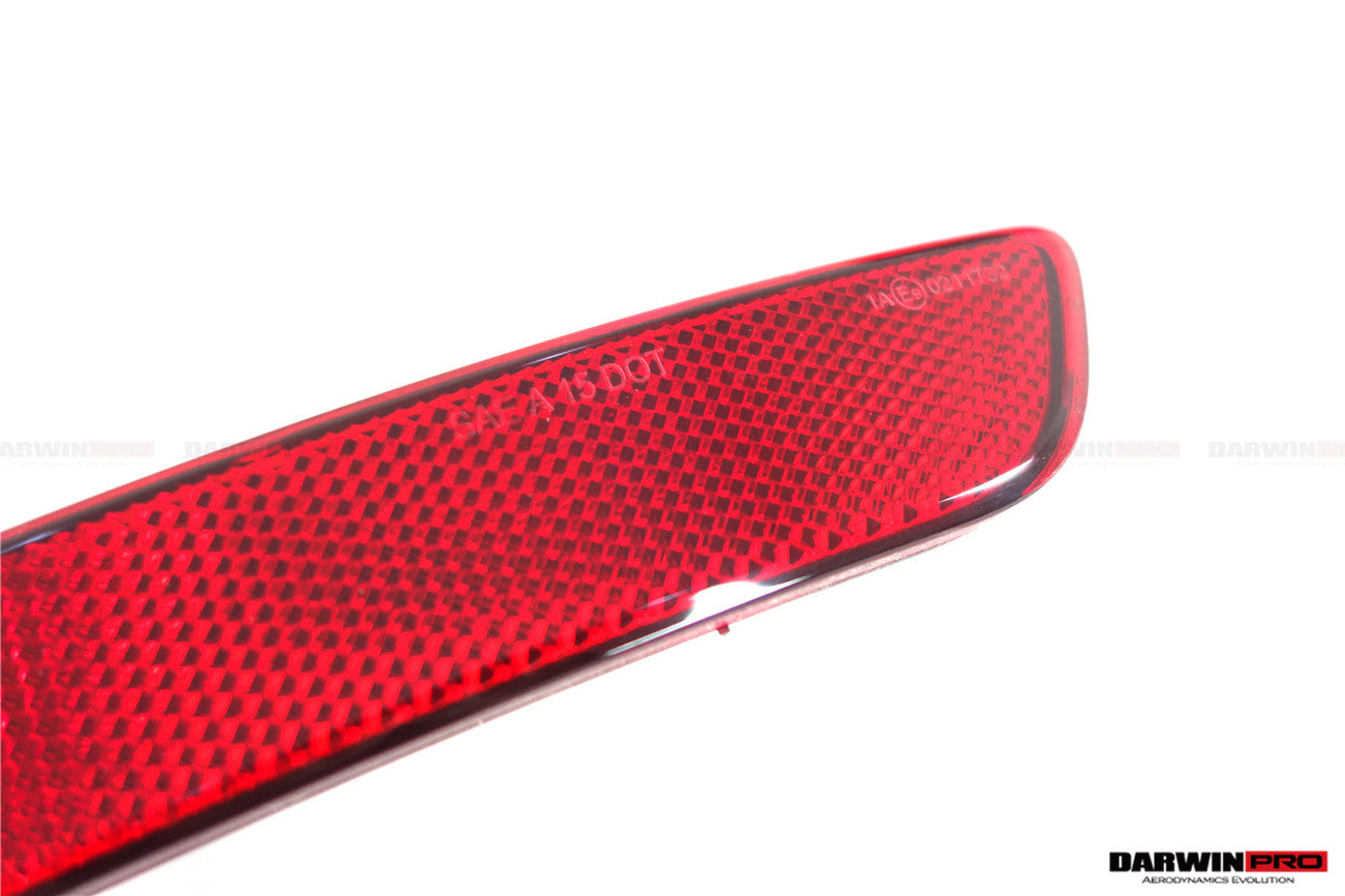 DarwinPRO 2019-2024 Porsche 911 992 Carrera & S & 4 & 4S & Targa & Cabriolet GT3 Style Rear Bumper Red Reflector Panels