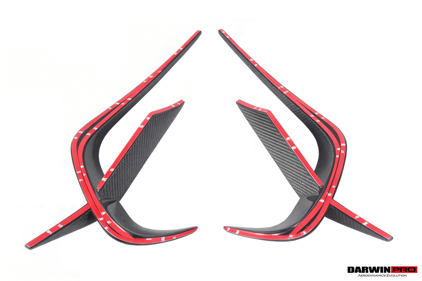 2019-UP McLaren GT iMP Design Carbon Fiber Front Bumper Vents Canards | Fits GT, GTS - DarwinPRO Aerodynamics