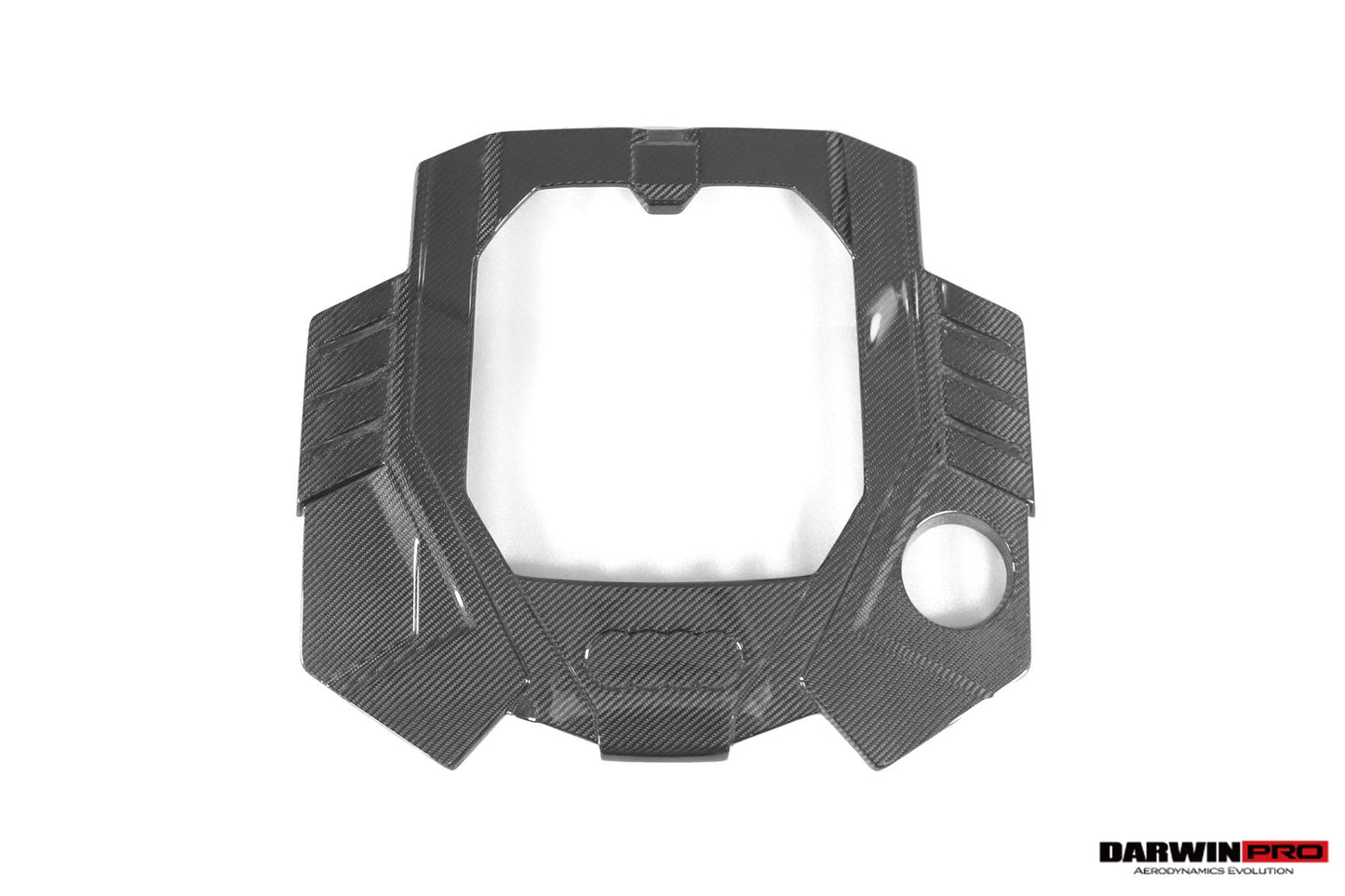 DarwinPRO 2019-UP Audi RS6 Avant C8 & RS7 C8 Quattro OEM Style Dry Carbon Fiber Engine Cover Replacement