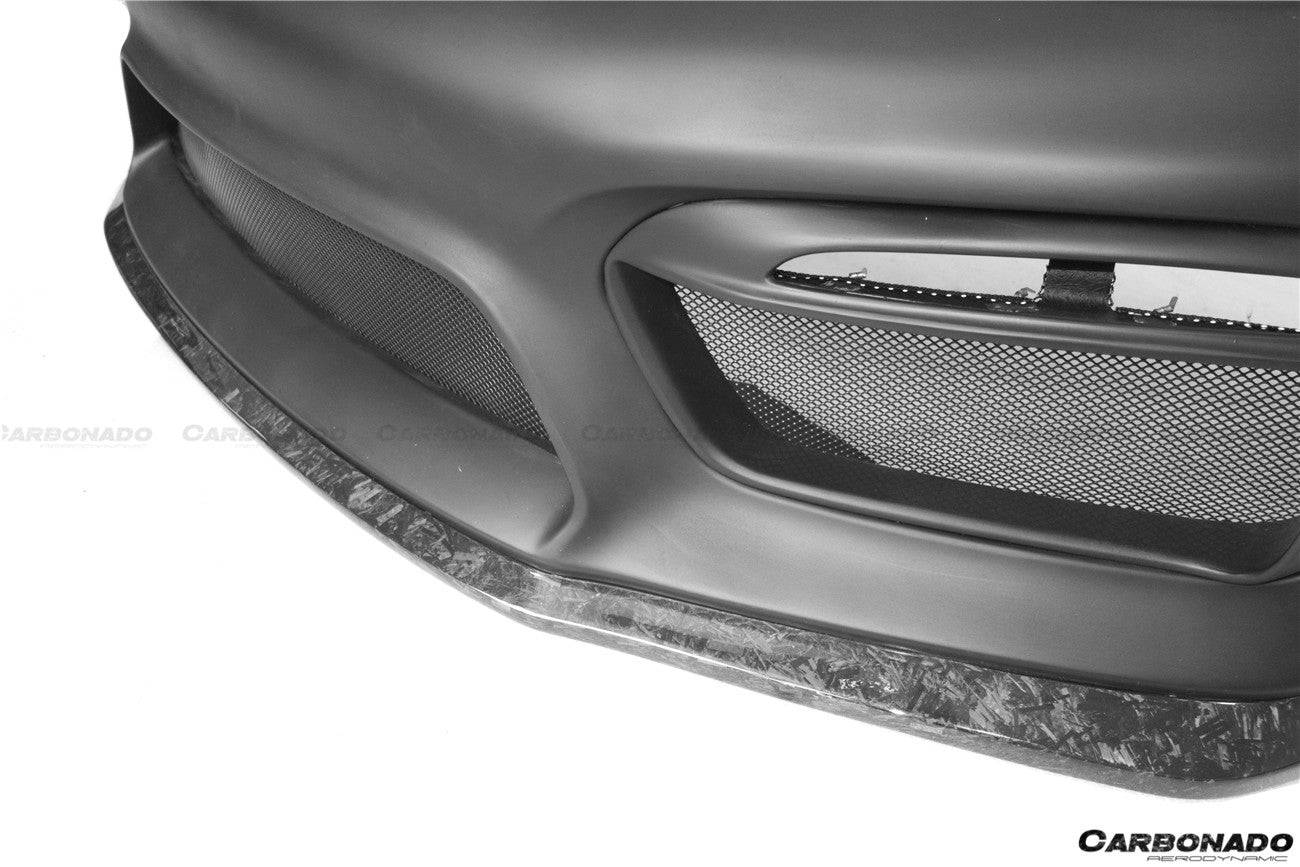 2012-2016 Porsche 981 Boxster/Cayman GT4 Style Front Bumper - Carbonado Aero