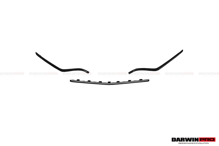 2014-2017 Mercedes Benz C217 S63/S65 AMG Coupe Carbon Fiber Front Bumper Center Trim - DarwinPRO Aerodynamics
