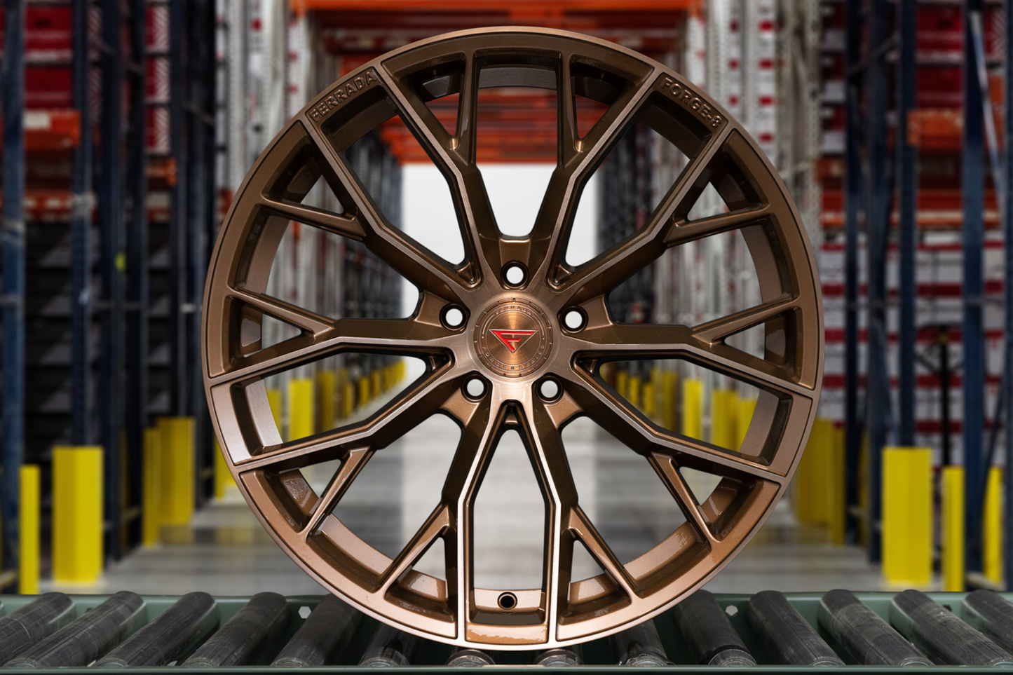 Ferrada Forge-8 FR9 Wheels – 20x10.5 5x112 – Brushed Cobre