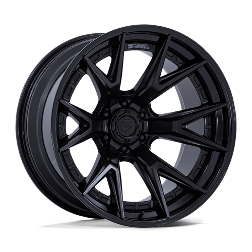 Fuel FC402 Catalyst – 18x9 ET+1 6x139.7 Matte Black W/ Gloss Black Lip (Set of 4)