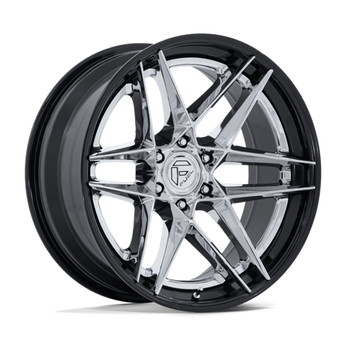 Fuel FC408 Flight – 22x9.5 ET+20 6x135 Chrome W/ Gloss Black Lip (Set of 4)