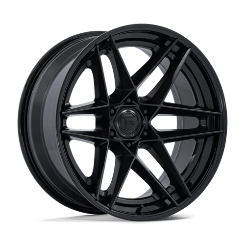 Fuel FC408 Flight – 20x9 ET+1 6x139.7 Matte Black W/ Gloss Black Lip (Set of 4)