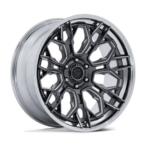 Fuel FC409 Hive – 22x9.5 ET+20 6x139.7 Gloss Gunmetal W/ Chrome Lip (Set of 4)