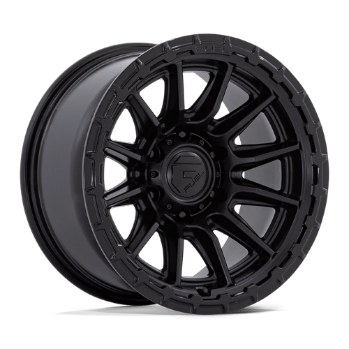 Fuel FC866 Piston – 17x8.5 ET+25 6x139.7 Blackout W/ Gloss Black Lip (Set of 4)