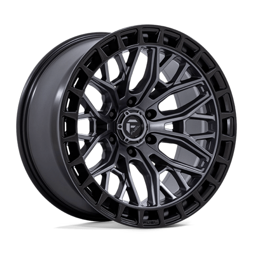 Fuel FC869 Sigma – 22x9.5 ET+18 6x139.7 Matte Gunmetal W/ Matte Black Lip (Set of 4)