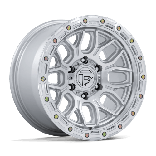 Fuel FC881 Surge – 18x9 ET+20 6x139.7 Gloss Silver W/ Machined Face (Set of 4)