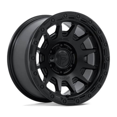 Fuel FC884 Fortress – 18x9 ET+20 6x135 Matte Black W/ Gloss Black Lip (Set of 4)