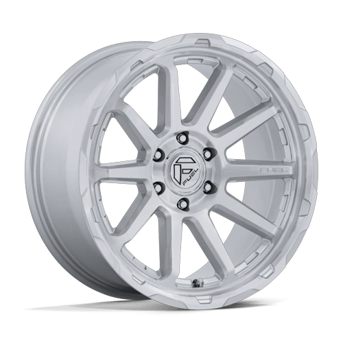 Fuel FC887 Circuit – 17x9 ET-12 6x139.7 Gloss Silver W/ Machined Face (Set of 4)