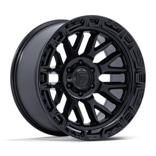 Fuel FC890 Rail – 20x10 ET-18 6x135 Matte Black W/ Gloss Black Lip (Set of 4)