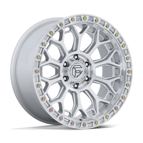 Fuel FC901 Talon – 17x9 ET+1 5x127 Gloss Silver W/ Machined Face (Set of 4)