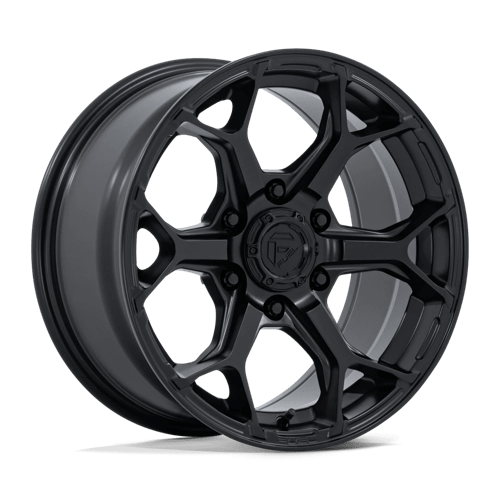 Fuel FC903 Splicer – 17x9 ET+1 6x139.7 Blackout (Set of 4)