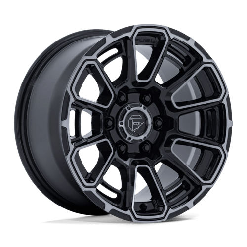 Fuel FC910 Foxhound – 17x9 ET+1 6x139.7 Gloss Black Dark Tinted Clear (Set of 4)
