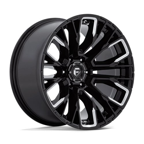Fuel D849 Rebar – 22x9.5 ET+0 6x135 Gloss Black Milled (Set of 4)