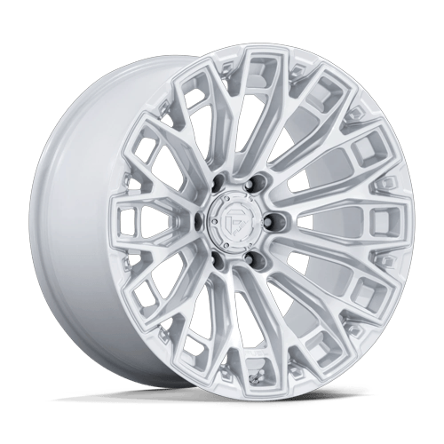 Fuel FC882 Trax – 17x9 ET-12 6x139.7 Gloss Silver W/ Machined Face (Set of 4)