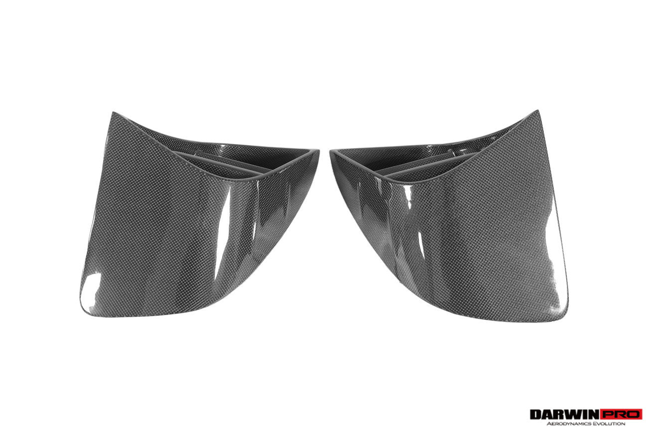 DarwinPRO 2022-2025 Ferrari 296 GTB & GTS Type F171 iMP Style Carbon Fiber Quarter Panel side Scoops - DarwinPRO Aerodynamics