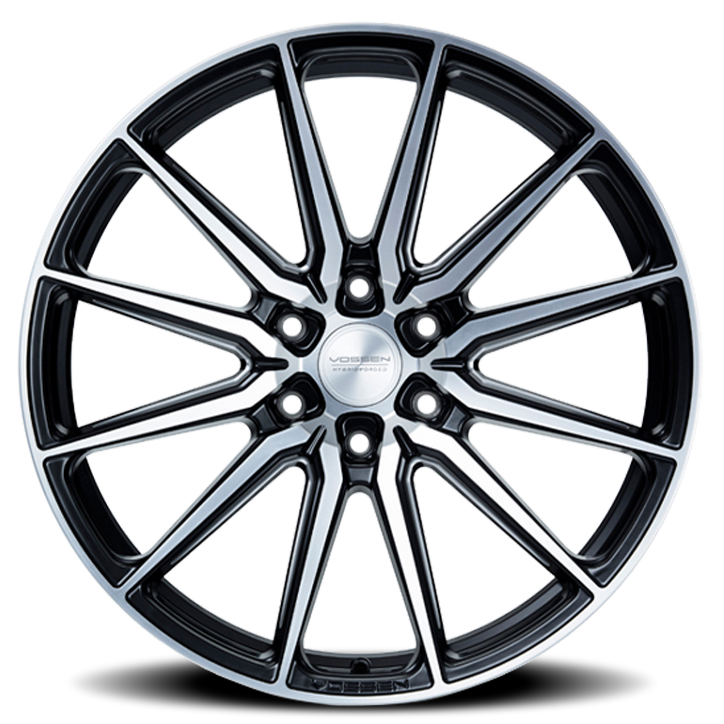 Vossen Wheels HF6-1 MB 22x9.5 +20 6x139.7mm 106.1mm Matte Black Brushed