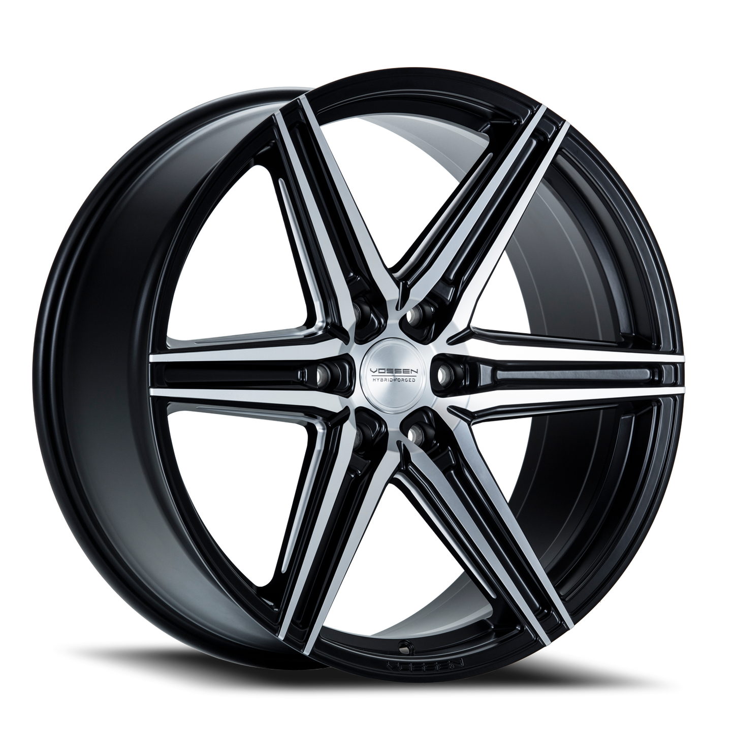 Vossen Wheels HF6-2 MB 24x10 +25 6x135mm 87.1mm Matte Black Brushed