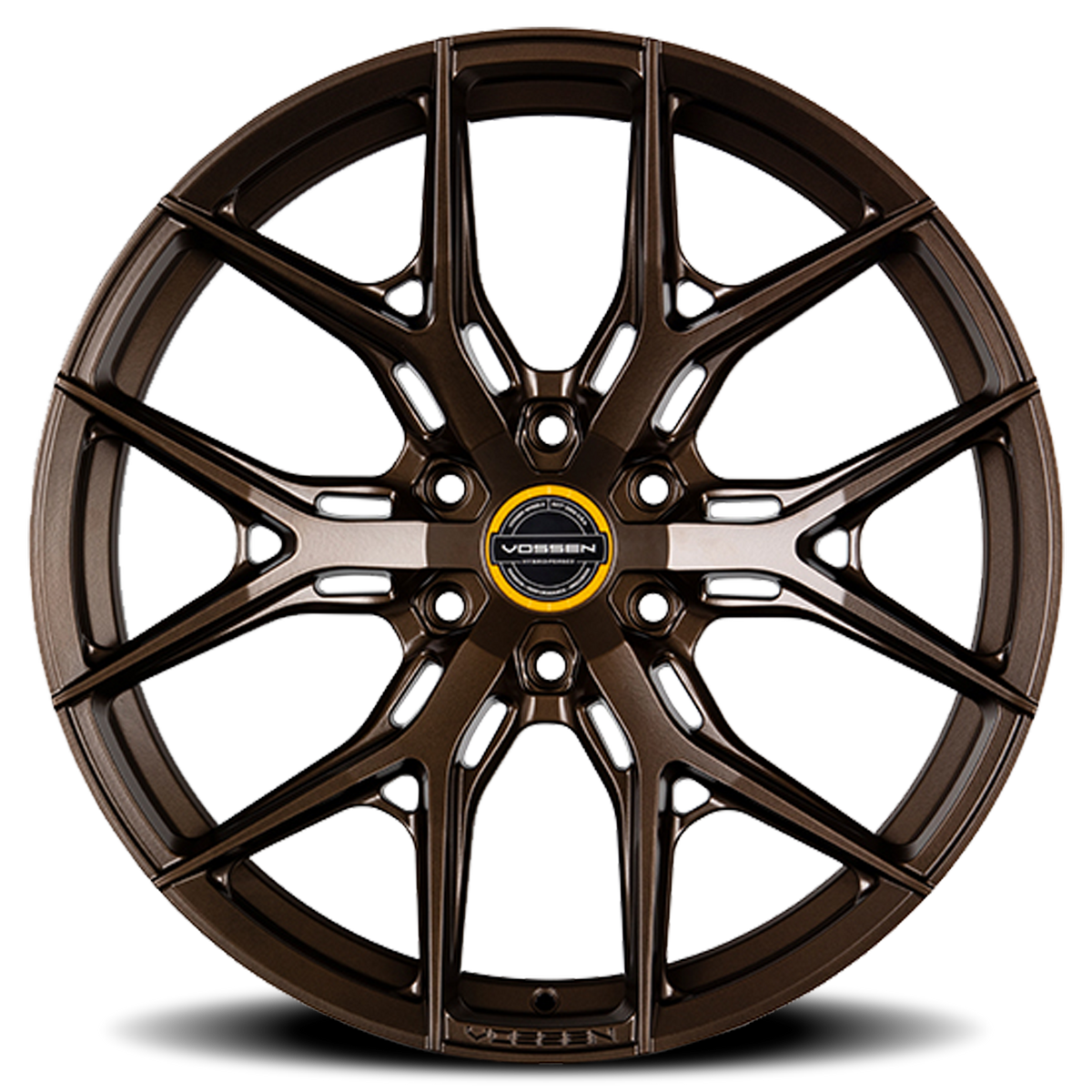 Vossen HF6-4 Satin Gold wheel — gallery photo 2
