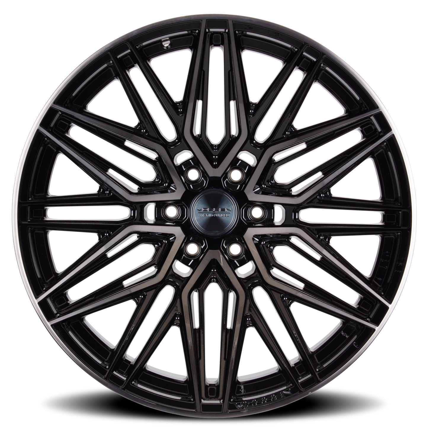 Vossen Wheels HF6-5 GBT 22x12 -44 6x139.7mm 106.1mm Gloss Black Tinted