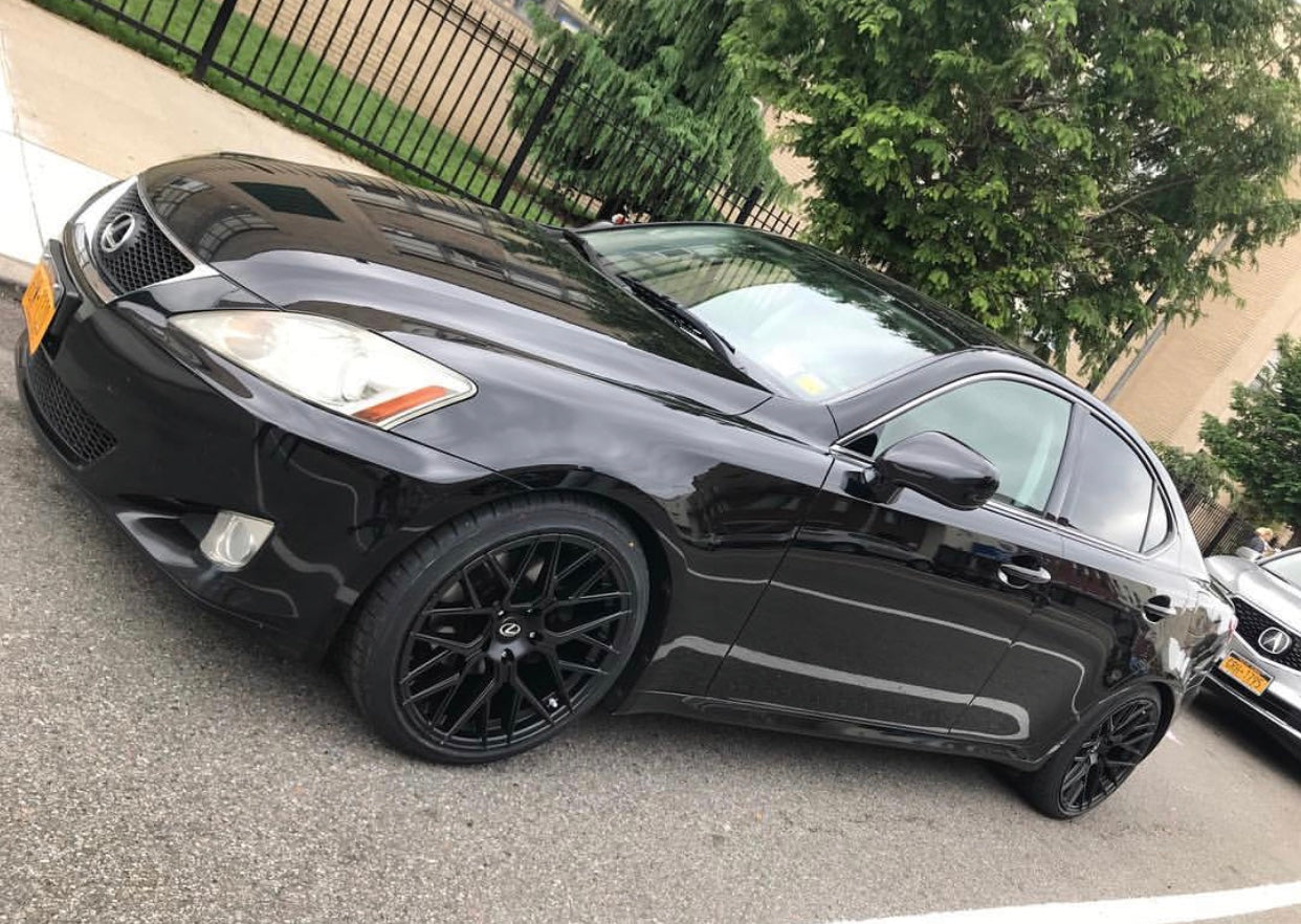 20" Aodhan AFF9 Matte Black 5x120 ( Square Setup ) ( Set of 4 )