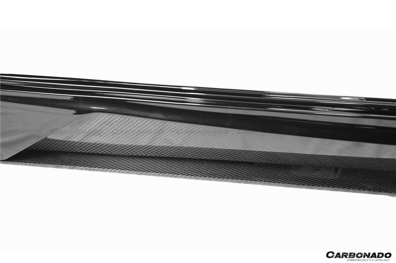 2017-2020 Mercedes Benz S63 W222 Sedan MSY Style Side Skirts - Carbonado