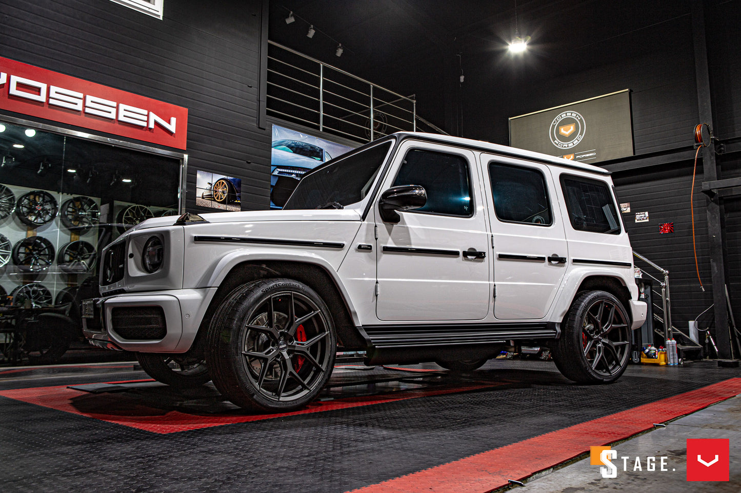 21" Vossen HF5 Matte Gunmetal 5x130 ( Staggered Setup ) ( Set of 4 )