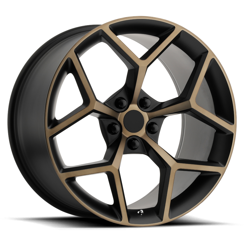 Performance Replica Wheels PR126 BK 20x10 +35 5x120mm 67.06mm Black Bronze Face