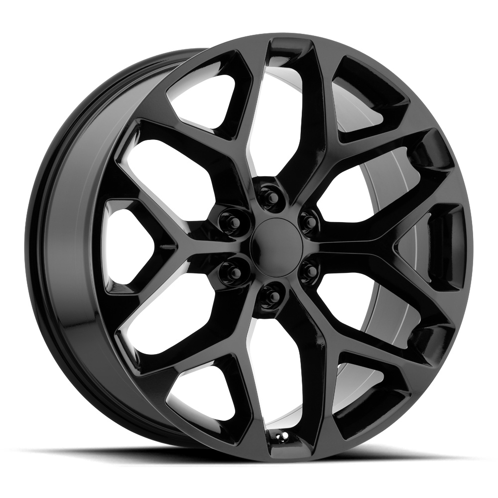 Performance Replica Wheels PR176 GB 24x10 +24 6x139.7mm 78.1mm Gloss Black