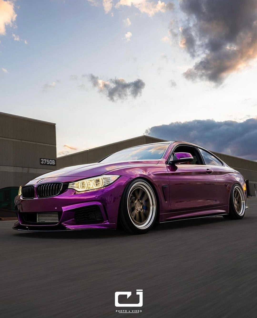 18" Aodhan DS08 Bronze w/ Machined Lip 5x114.3 ( Staggered Setup ) ( Set of 4 )