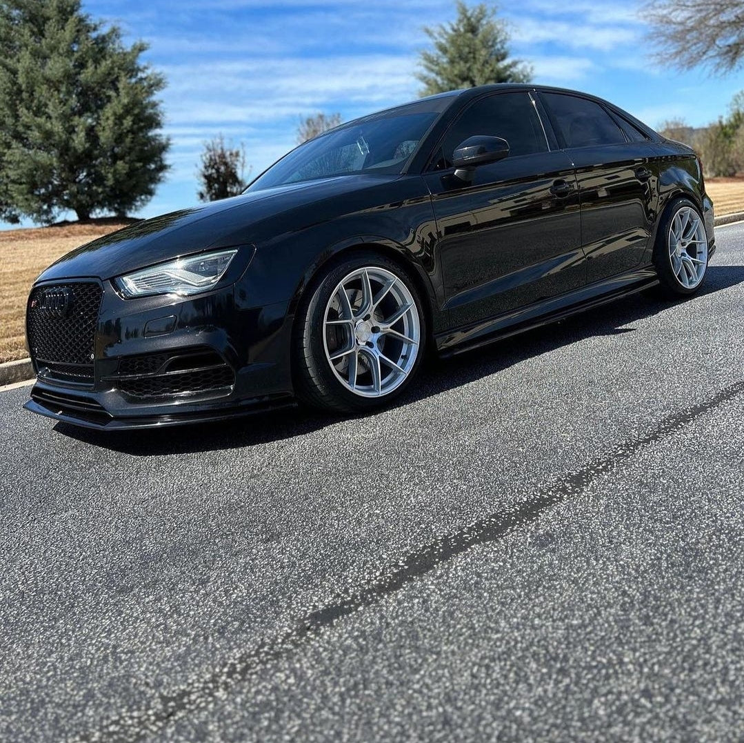 Aodhan AH-11 Gloss Silver Machined Face - 18x9.5 +35 5x114.3 (Square Set of 4)