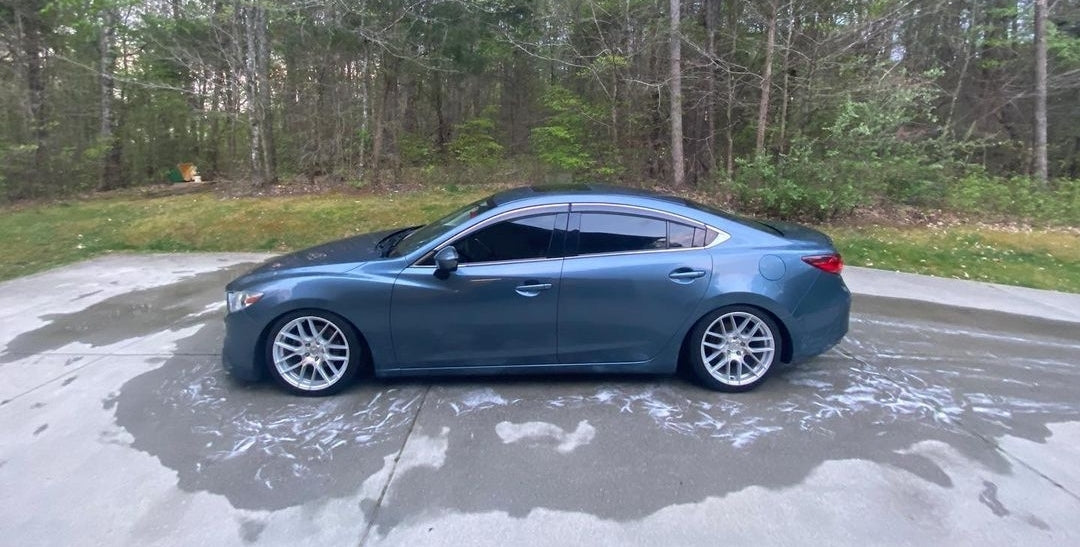 18" Aodhan AHX Gloss Silver Machined Face 5x120 ( Square Setup ) ( Set of 4 )