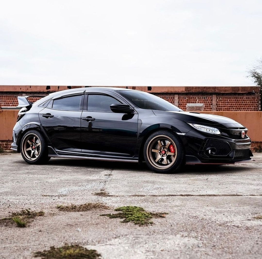 18" Aodhan AH8 Textured Bronze 5x114.3 ( Staggered Setup ) ( Set of 4 )