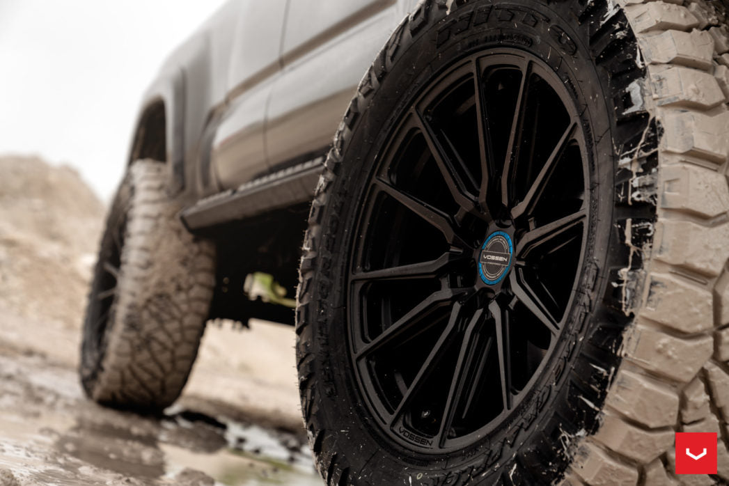 22" Vossen HF6-1 Satin Black 6x135 ( Set of 4 )