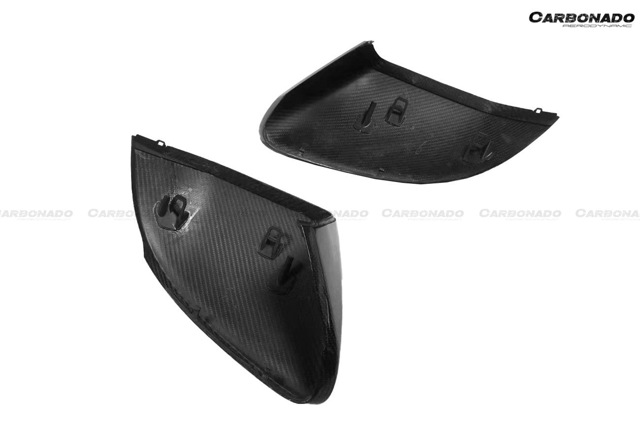2018-2022 Lamborghini URUS TC Style Dry Carbon Fiber Mirror Housing - Carbonado