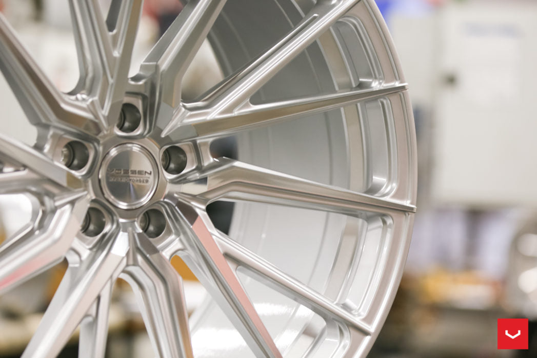 20" Vossen HF-4T Silver Polished 5x112 ( Square Setup ) ( Set of 4 )