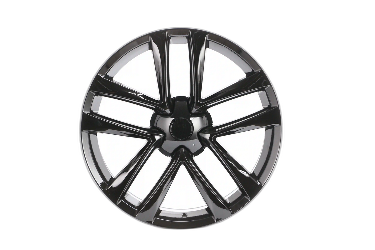 E457 Gloss Black 20x9 ET40 / 20x10 ET35 5x120 — Staggered Set of 4