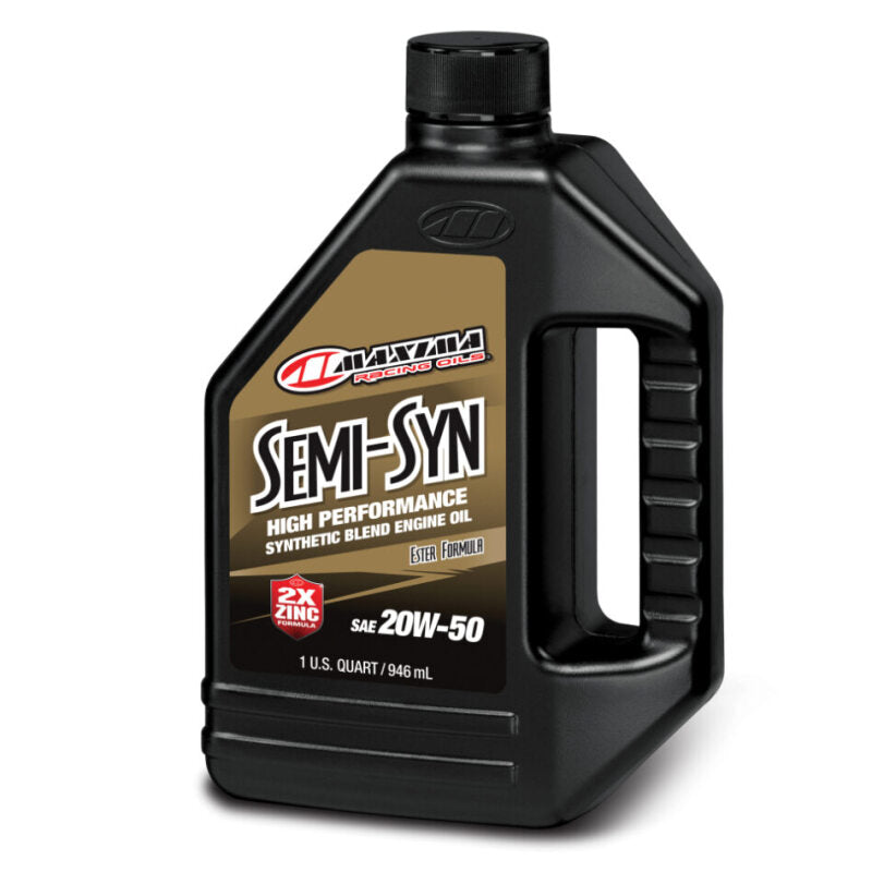 Maxima Performance Auto Semi-Syn Synthetic Blend 20W50 Engine Oil - Quart